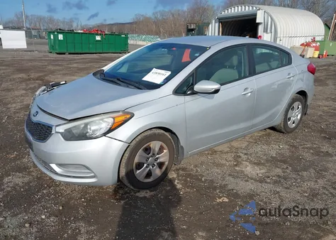 2015 Kia Forte Lx from USA, damaged, VIN KNAFK4A6XF5428584